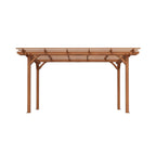 [10X12FT] Alora Premium Extra Large Outdoor Weather-Resistant Wooden Grape Pergola (SAK16278)