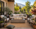Patio Elegance Fire Table - 72-Inch Nexus