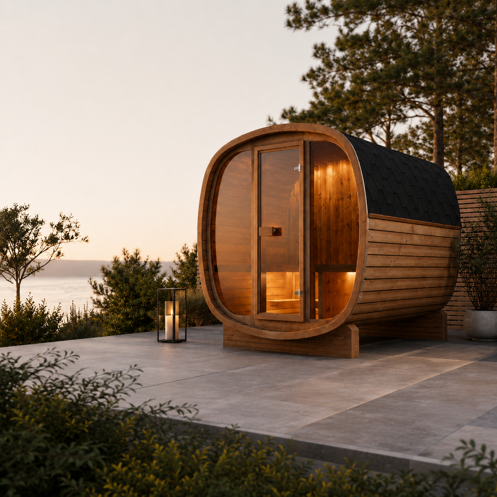 Auris Two Luxury Outdoor Cedar Sauna