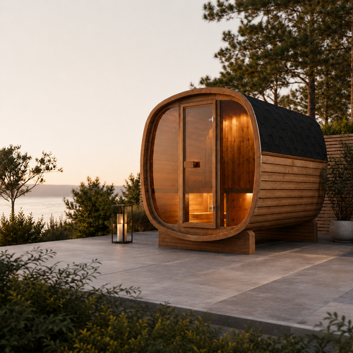 Auris Two Luxury Outdoor Cedar Sauna