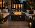 Propane / Natural Gas Outdoor Fire Pit Table - Charcoal