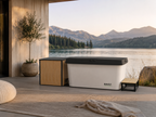 RevX Acrylic X Tub Cold Plunge + LUX High Performance Chiller and Filtration System