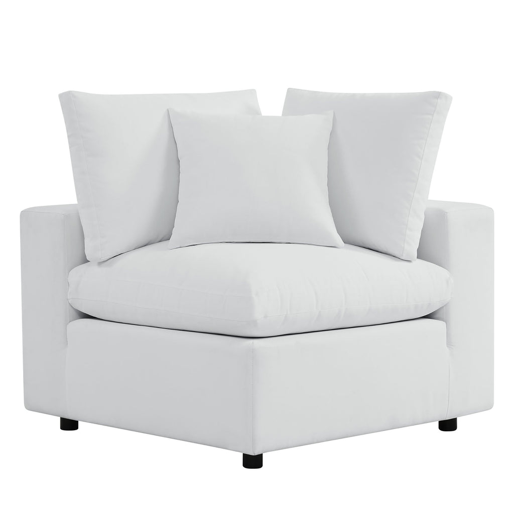 Patio Elegance Sectional Sofa - Saybrook 8-Piece Outdoor Upholstered Sofa by Modway