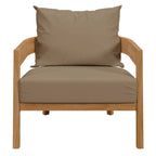 Brisbane Teak Outdoor Patio Set - Stylish 3-Piece Design by Modway