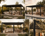 Louver Pergola Steel Louvers & Frame