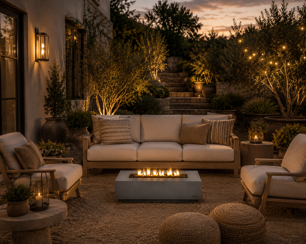 Patio Elegance Nexus 56-Inch Patioflame Fire Table for Ultimate Outdoor Enjoyment