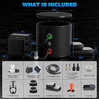 Premium XL 120 Gal Cold Plunge Tub Kit With 1HP Chiller, Filter, And Pump (SAK92632)